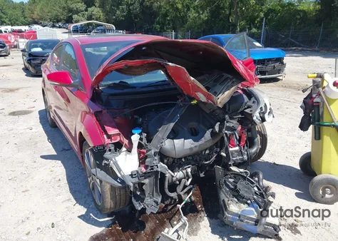 2014 Hyundai Elantra Sport из США, поврежденный, VIN KMHDH4AH8EU152853